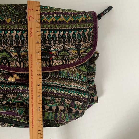 Sakroots Artist Circle Multicolored Boho Convertible Shoulder Bag Backpack - Picture 13 of 16